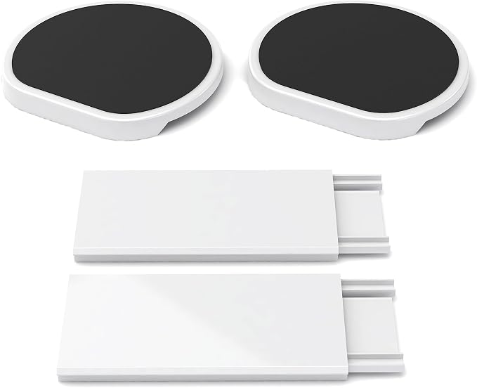 The Lazy Susan Revolution - Full Set - Dark Gray - The First Patented Lazy Susan Turntable Expandable for Rectangular & Oblong Tables - Kitchen & Dining Tables - Great Gift! Parties & Gatherings.