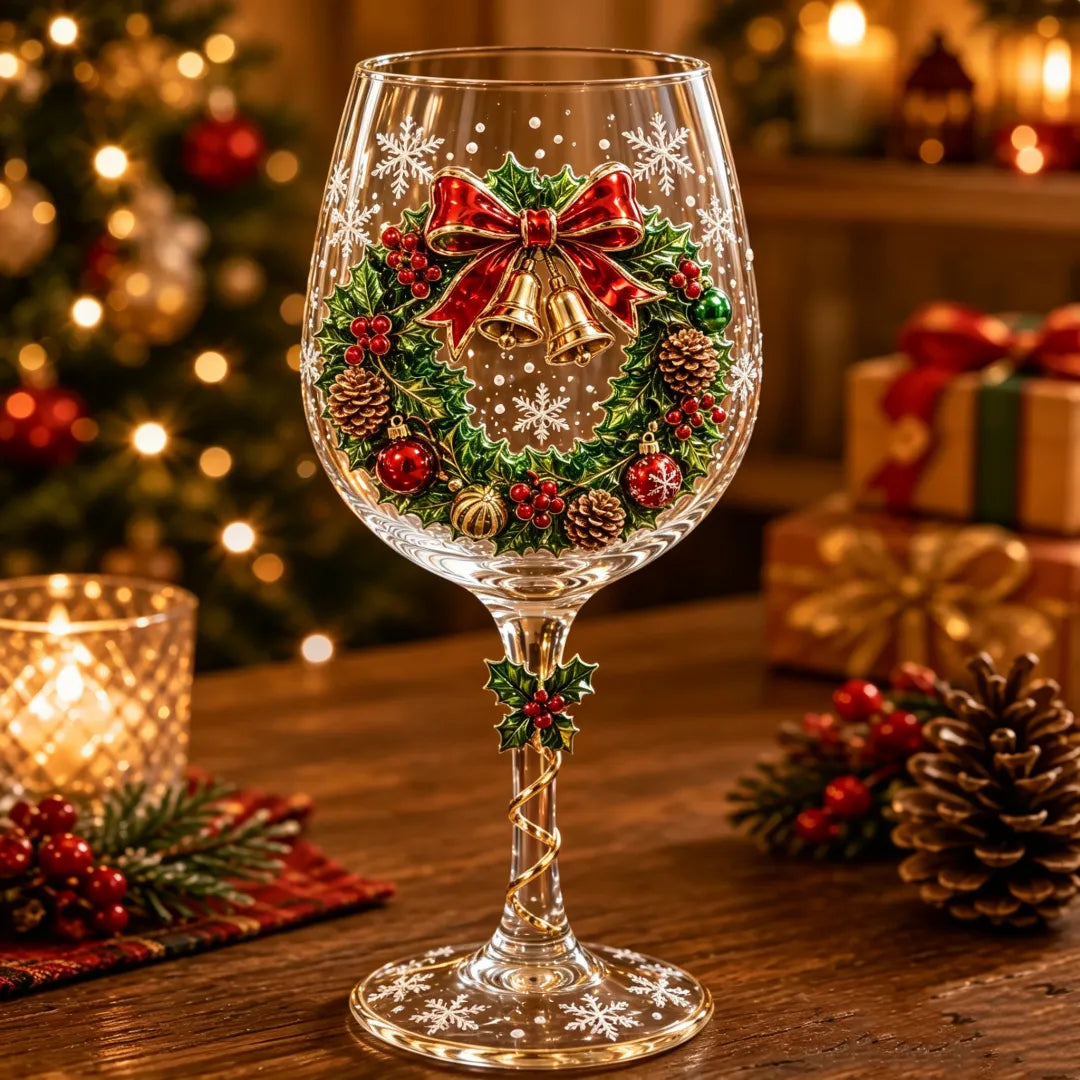 Christmas Wine Glass Collection Gift Box Set🎁