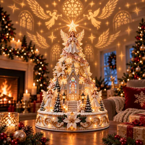 🎄Christmas Village Projection Centerpiece