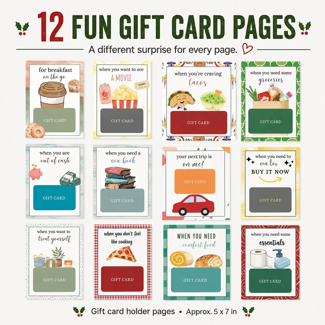 🔥Christmas Gift Card Book