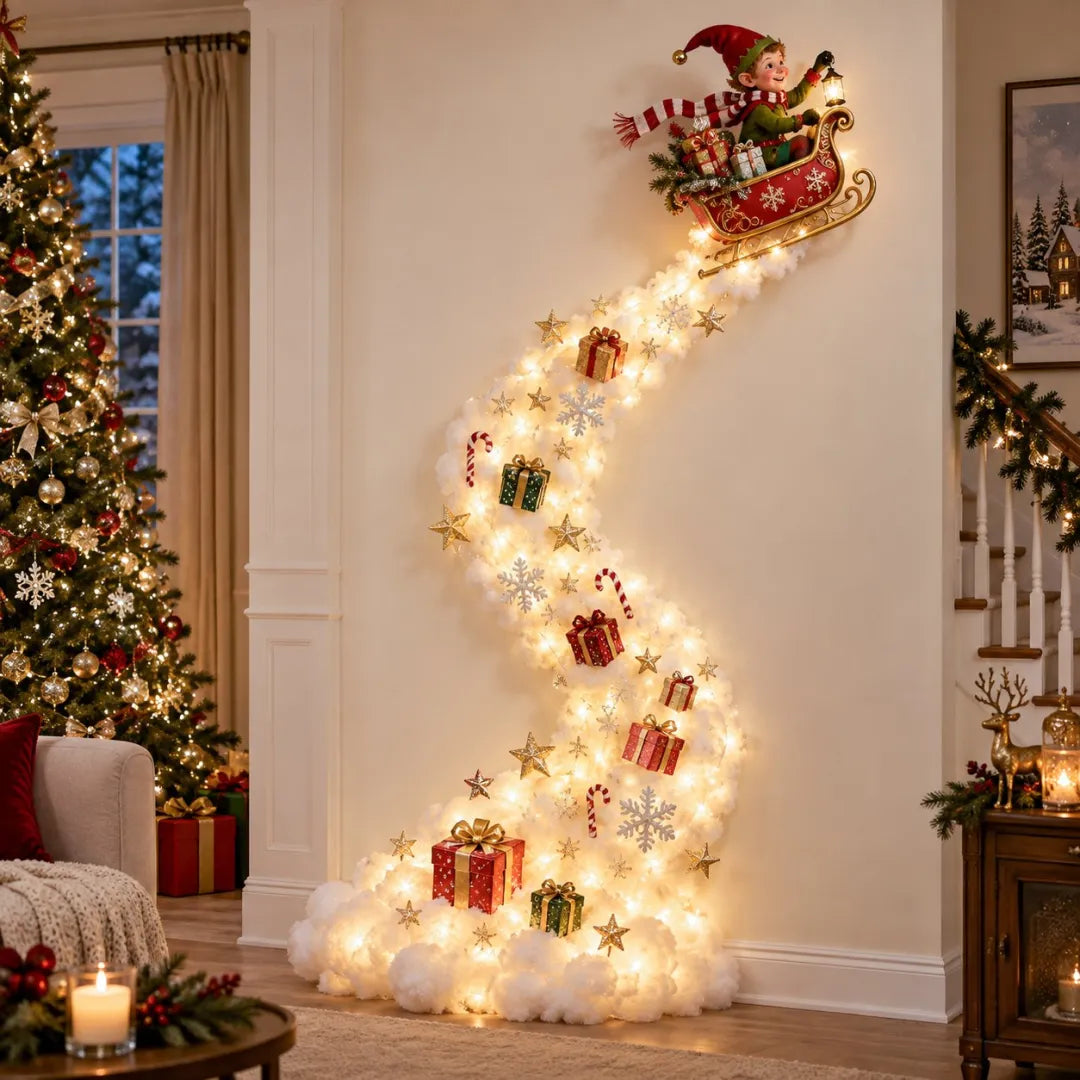 🔥Hot Selling✨Christmas Magic Trail Wall Light - A Little Christmas Magic Right on Your Wall✨
