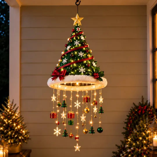 🎄✨ Christmas Hat Pendant Light