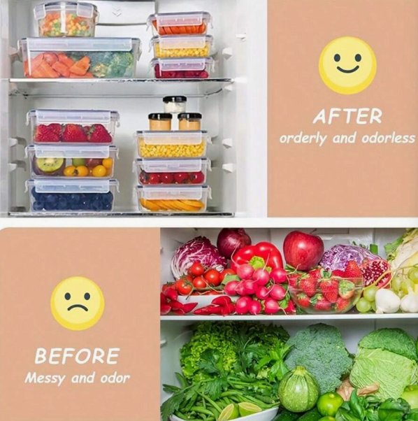12 Set Food Storage Containers With Airtight Lids, Meal Prep Containers, Lunch Office Meal For Freezer And Dishwasher.（food-grade PP）