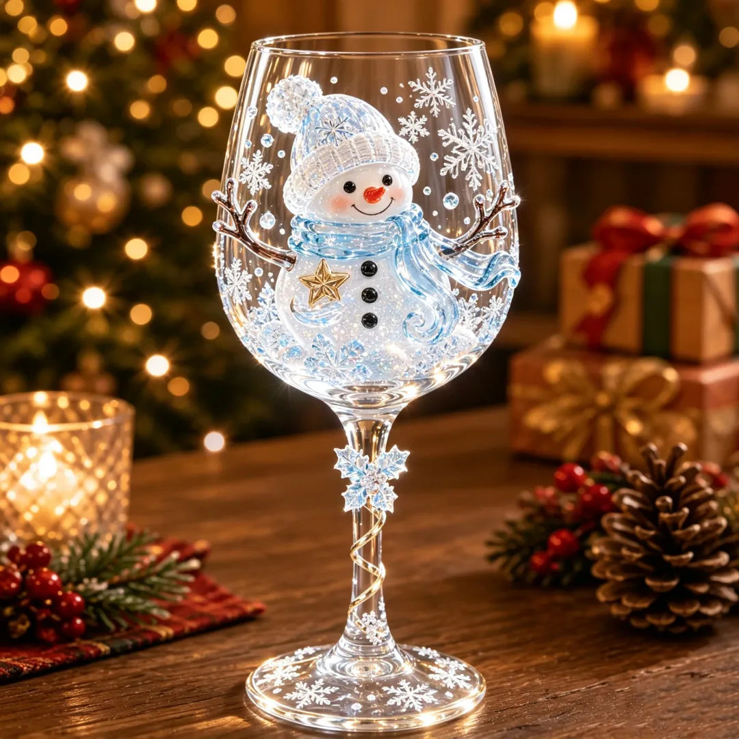 Christmas Wine Glass Collection Gift Box Set🎁