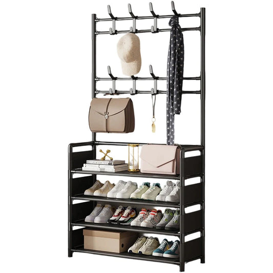 🏠Entryway Shoe & Coat Rack – Multi-functional, sturdy & space-saving ✨